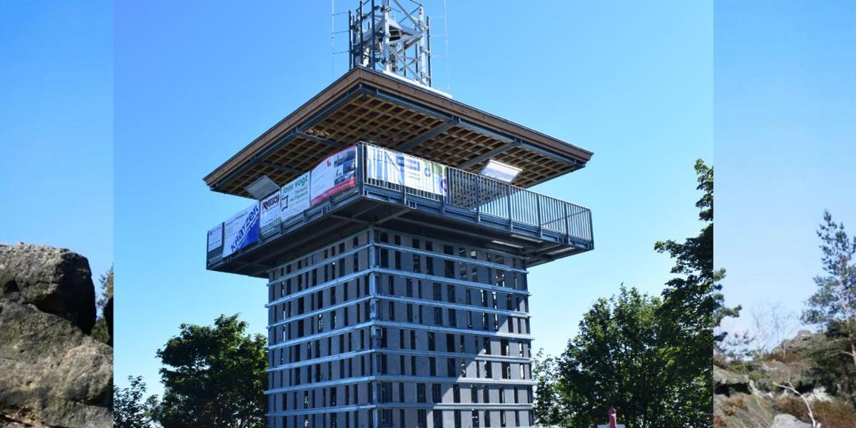 Pension Jeschkenblick Luftkurort Luckendorf ภายนอก รูปภาพ