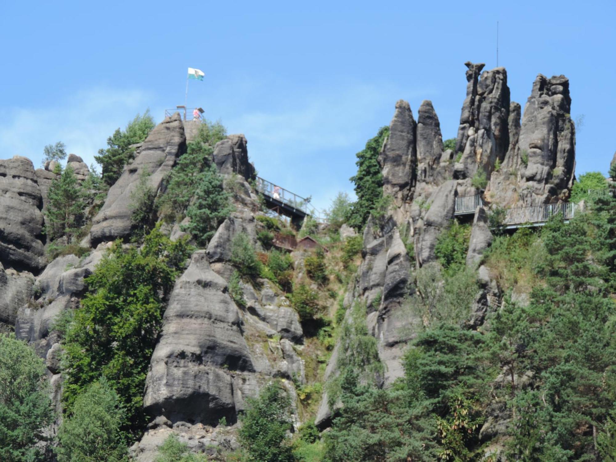 Pension Jeschkenblick Luftkurort Luckendorf ภายนอก รูปภาพ